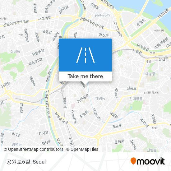 공원로6길 map