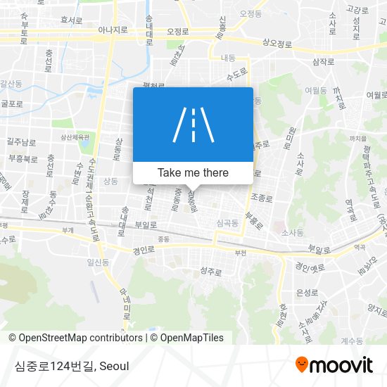 심중로124번길 map