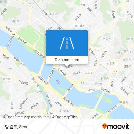 망원로 map