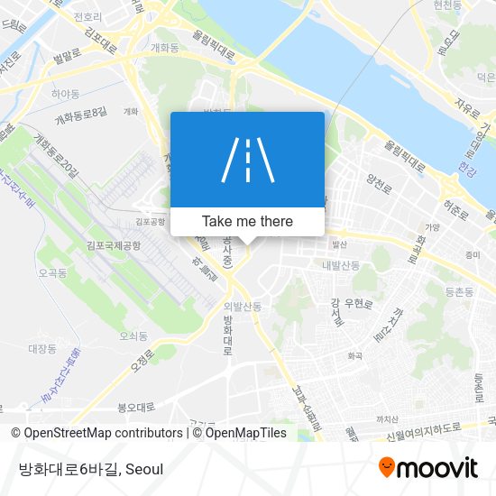 방화대로6바길 map