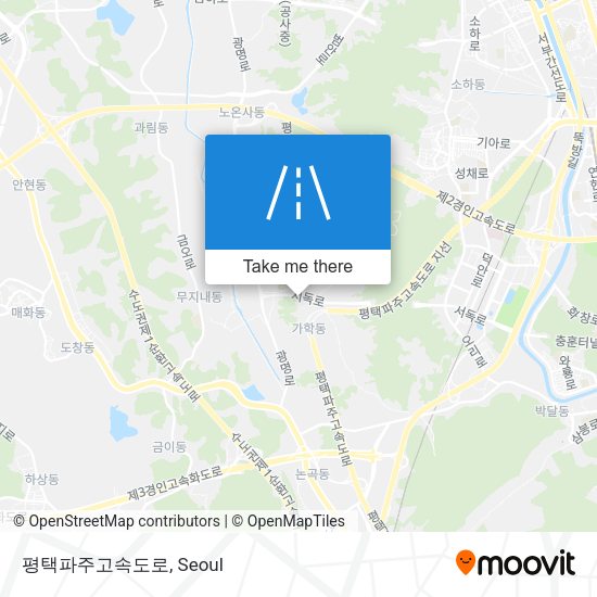평택파주고속도로 map