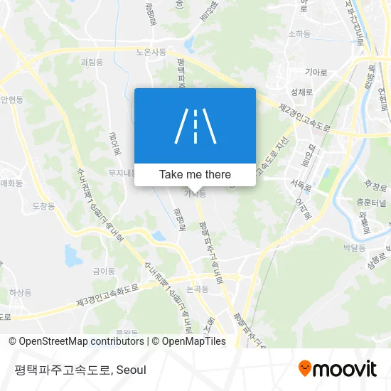 평택파주고속도로 map