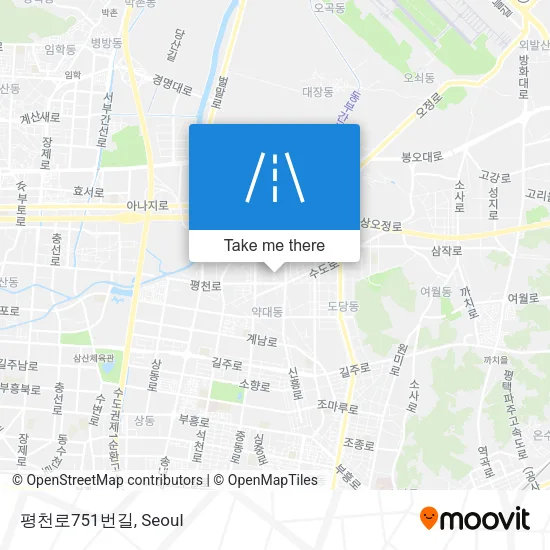 평천로751번길 map