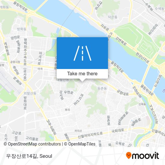 우장산로14길 map
