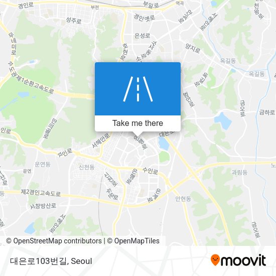 대은로103번길 map