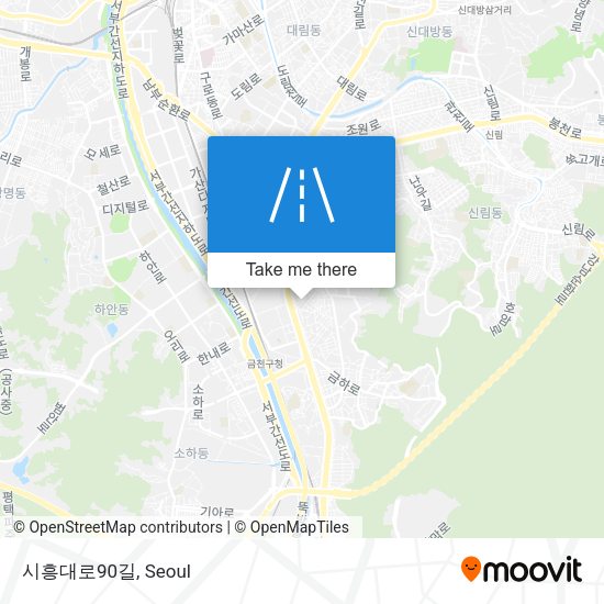 시흥대로90길 map