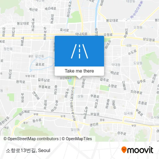 소향로13번길 map