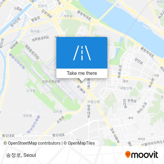 송정로 map