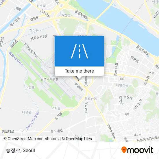 송정로 map