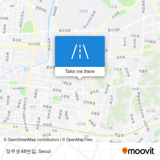정주로48번길 map