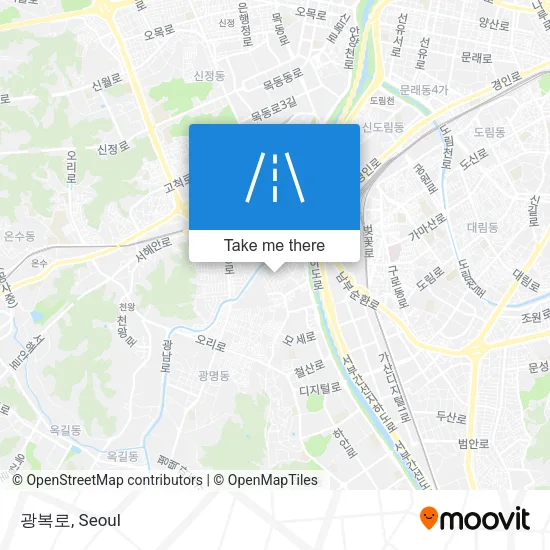 광복로 map