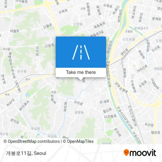 개봉로11길 map