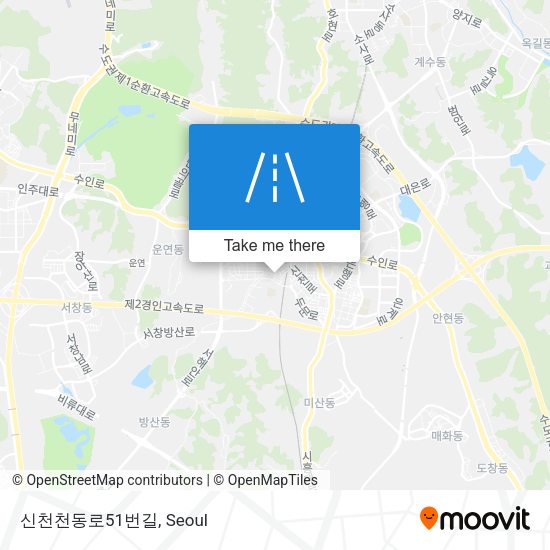 신천천동로51번길 map