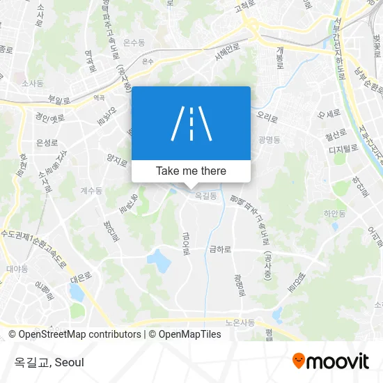 옥길교 map