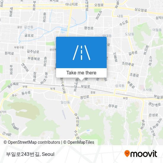 부일로243번길 map