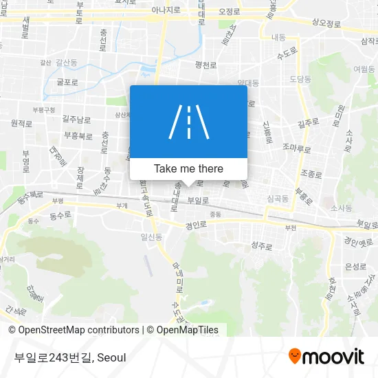 부일로243번길 map