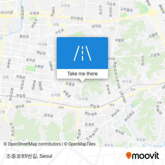 조종로85번길 map