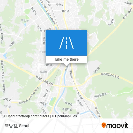 뚝방길 map