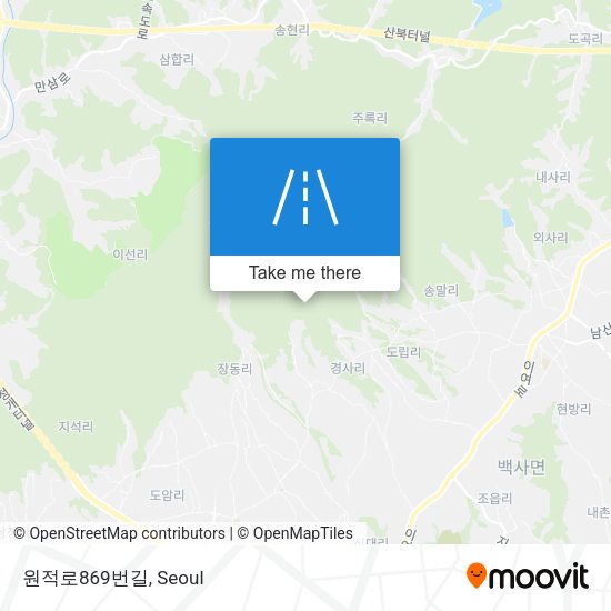 원적로869번길 map