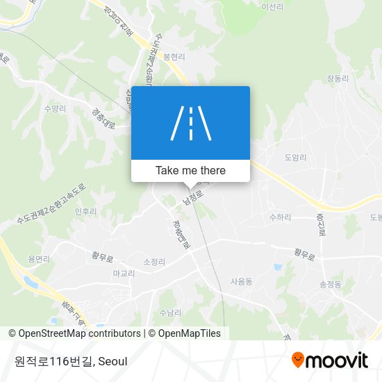 원적로116번길 map