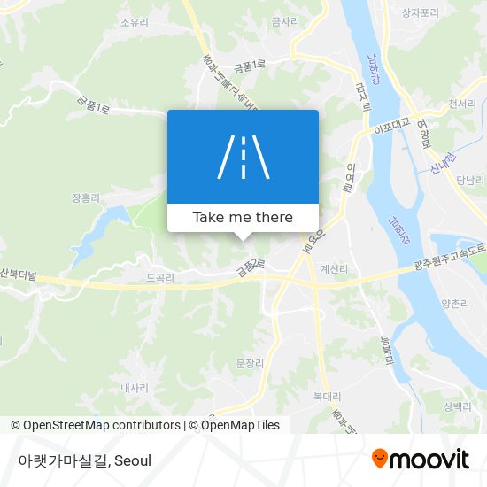 아랫가마실길 map