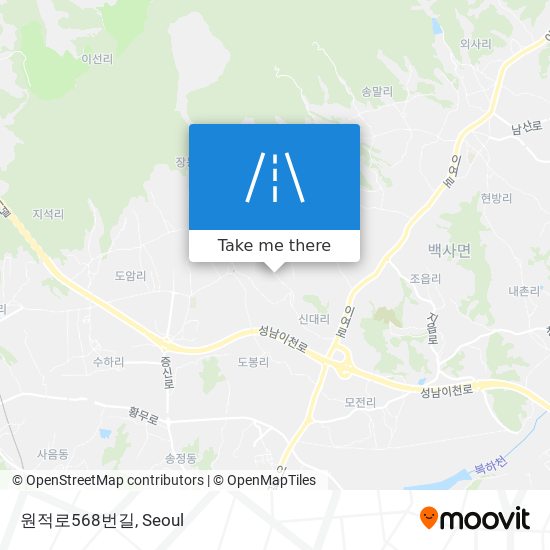 원적로568번길 map