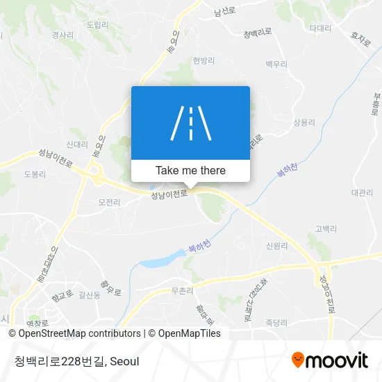 청백리로228번길 map