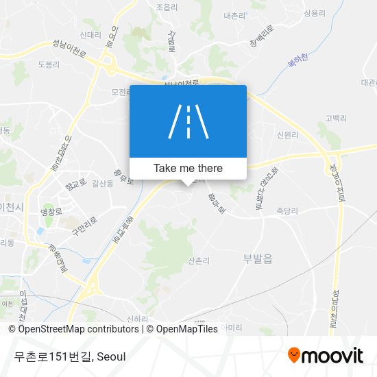 무촌로151번길 map
