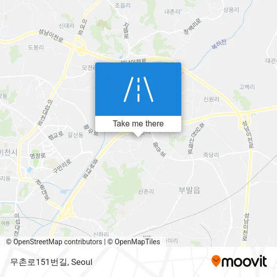 무촌로151번길 map
