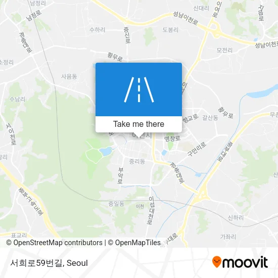 서희로59번길 map