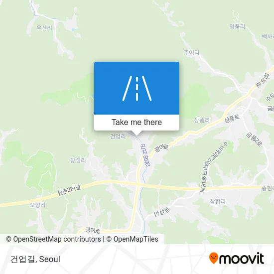 건업길 map