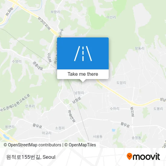 원적로155번길 map