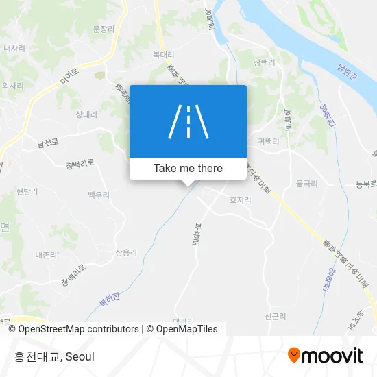 흥천대교 map