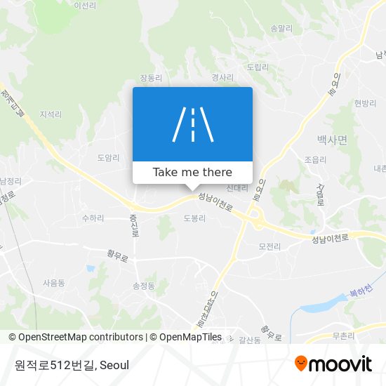 원적로512번길 map