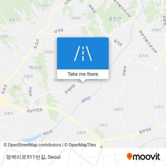 청백리로511번길 map