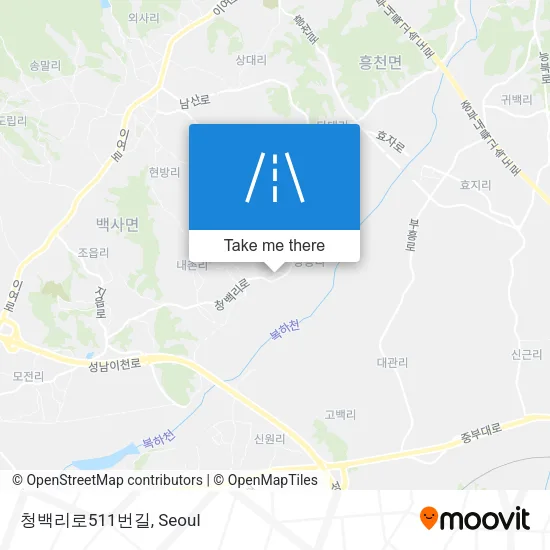 청백리로511번길 map