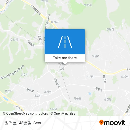 원적로148번길 map