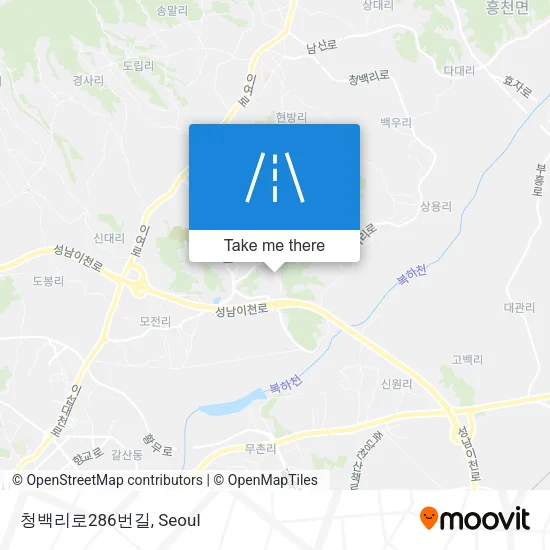 청백리로286번길 map