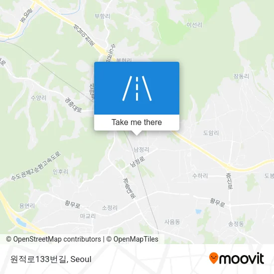 원적로133번길 map