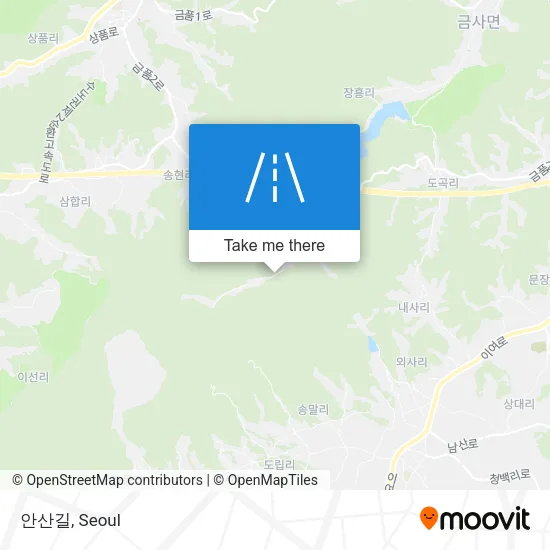 안산길 map