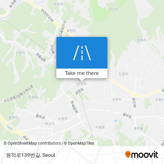 원적로139번길 map