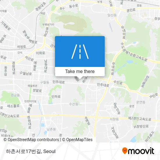 하촌서로17번길 map