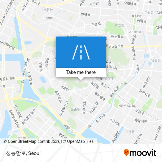 청능말로 map