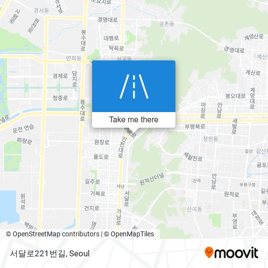 서달로221번길 map