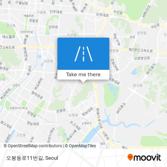 오봉동로11번길 map