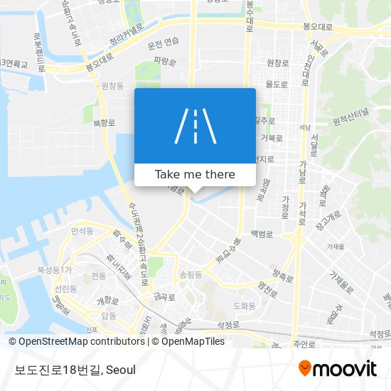 보도진로18번길 map