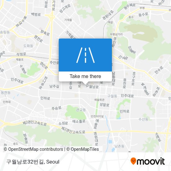 구월남로32번길 map