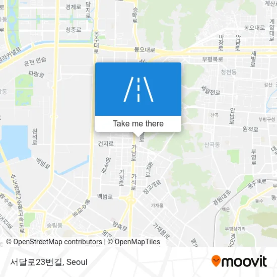 서달로23번길 map