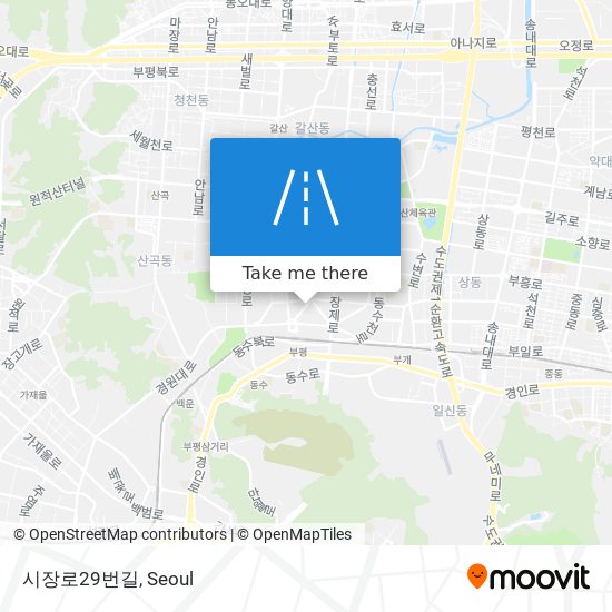 시장로29번길 map