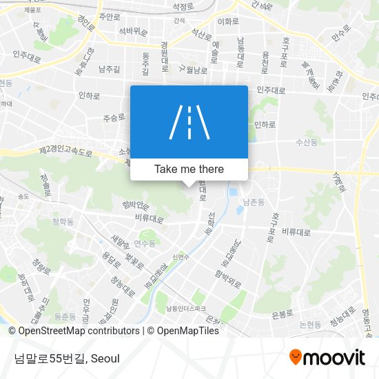 넘말로55번길 map